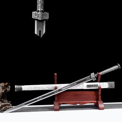 Espada Estilo Han - Acero Manganeso, Práctica y Colección - Image 4