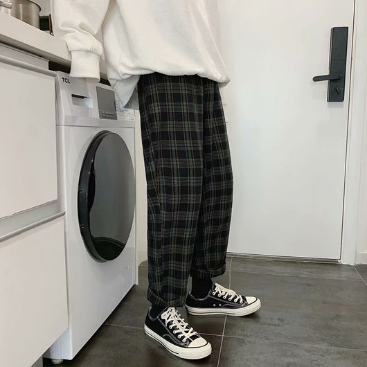 Pantalones Harem Cuadrille Estilo Coreano Sueltos para Hombre - Image 9