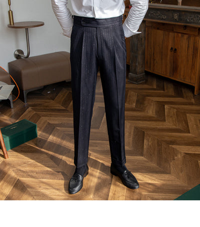 Pantalón Casual de Cintura Alta para Hombre, Recto y sin Planchado - Image 18