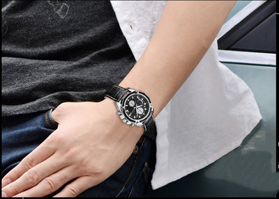Reloj de Cuero Multifuncional para Hombre - Image 8