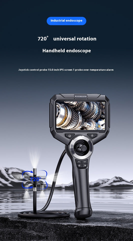 Endoscopio Industrial Handheld 200MP para Inspección de Tuberías y Motores - Image 6
