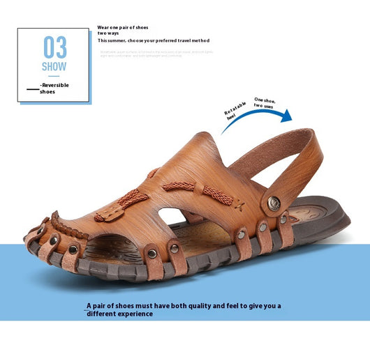 Sandalias Grandes para Hombre - Zapatos de Playa Transpirables Antideslizantes - Image 32