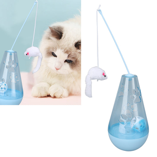Juguete Interactivo para Gatos con Campana, Pelota y Ratón de Peluche - Image 8