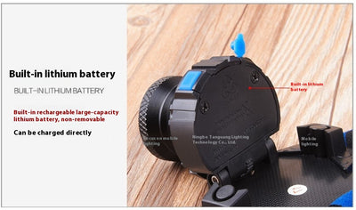 Linterna Frontal LED Recargable con Enfoque Ajustable para Camping y Ciclismo - Image 18