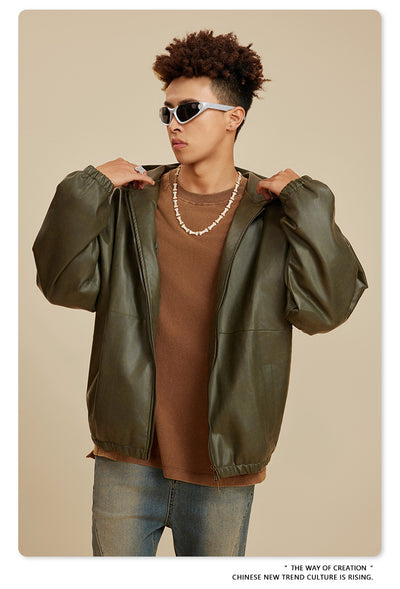 Chaqueta de Cuero Vintage Americana - Estilo Retro Clásico - Image 36