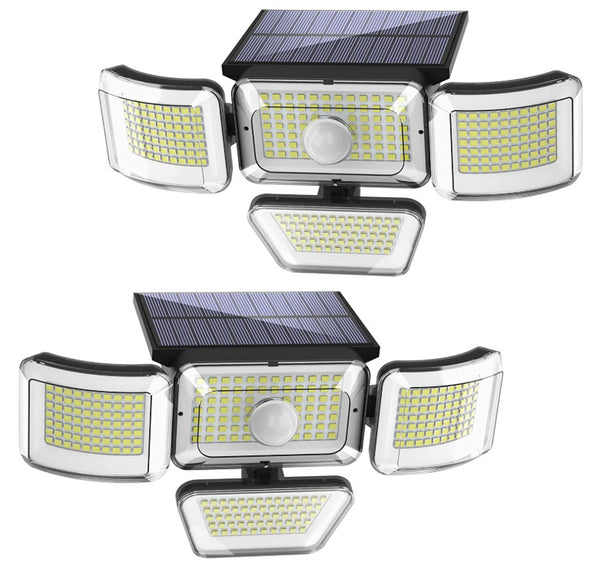 Lámpara Solar LED 200 para Exterior - Iluminación Inteligente de Patio