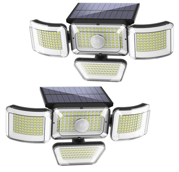 Lámpara Solar LED 200 para Exterior - Iluminación Inteligente de Patio