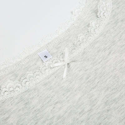 Chaleco Ajustado con Lazo de Encaje Dulce y Picante - Estilo Urbano Cuello en U - Image 27
