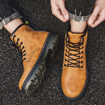 Botas Martin de Plataforma para Hombre - Estilo Motociclista - Image 10