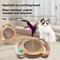 Rascador Vertical Triangular para Gatos - Cartón Corrugado Resistente