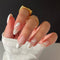 Esmalte de Uñas Profesional con Detalles Dorados y Lunares Plateados