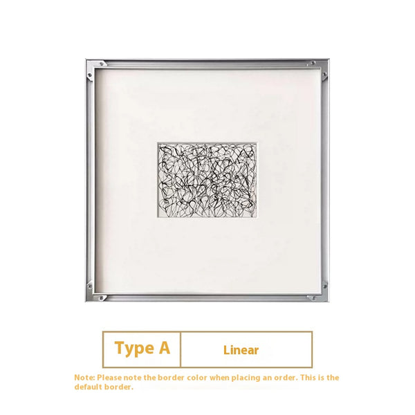 Cuadro Decorativo Minimalista Líneas Geométricas Blanco y Negro - Image 6