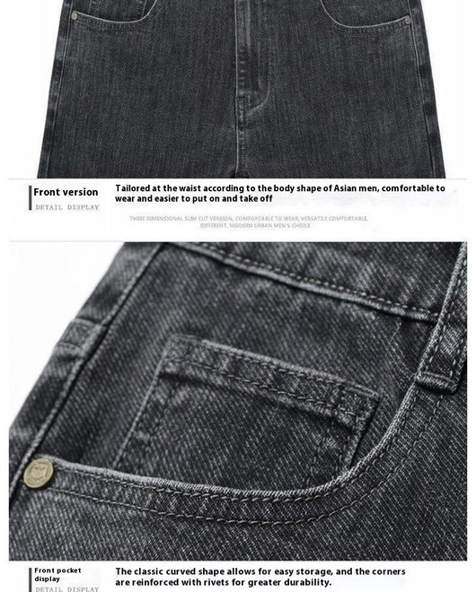 Pantalones de Vestir Holgados Rectos Invierno Gruesos para Hombre - Image 13