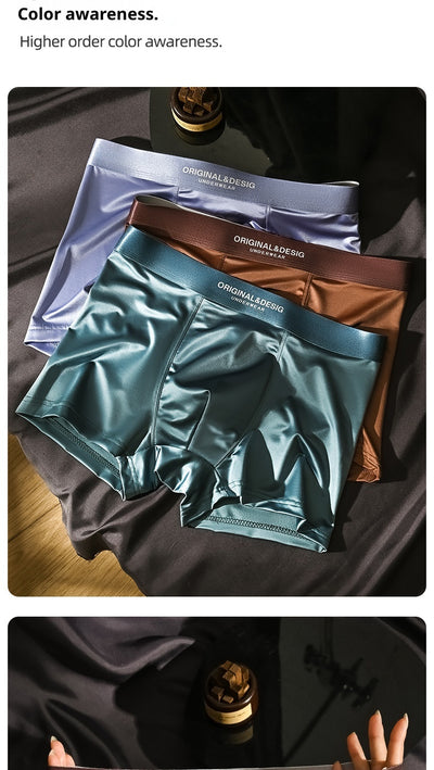 Bóxers de Seda de Hielo Ligera de Lujo para Hombre - Transpirables para Verano - Image 26