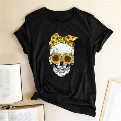 Playera Estampada Casual de Cuello Redondo - Image 12