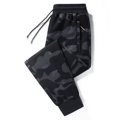 Pantalones Casuales de Algodón para Hombre Talla Grande Otoño Invierno con Puño Ajustado - Image 16