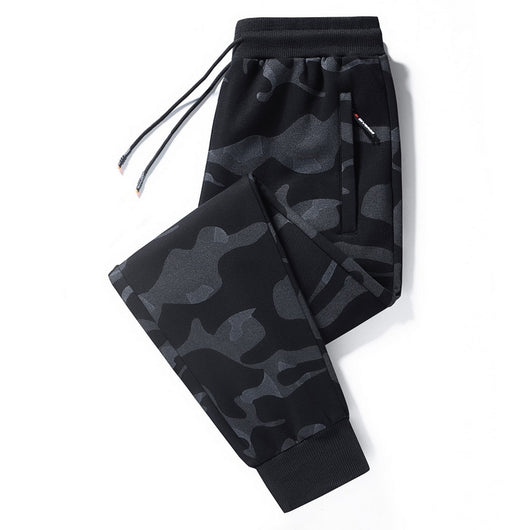 Pantalones Casuales de Algodón para Hombre Talla Grande Otoño Invierno con Puño Ajustado - Image 16