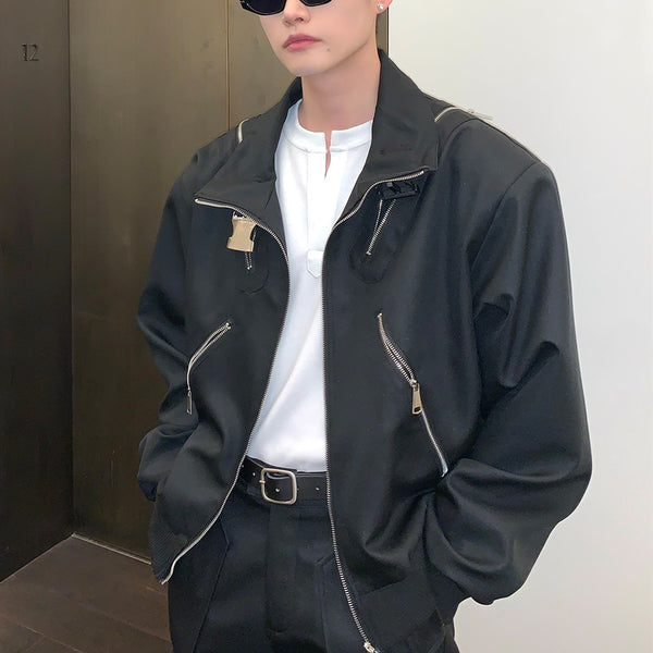Abrigo Casual Holgado para Hombre Primavera Diseño Minimalista