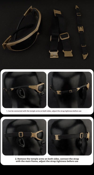 Gafas de Pesca y Playa Anti Arena con Lentes Transparentes - Image 12
