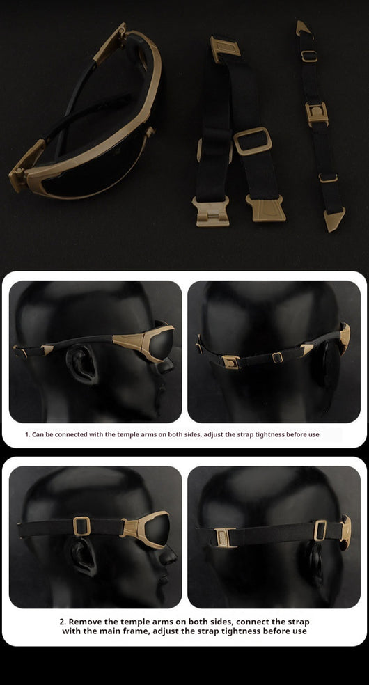 Gafas de Pesca y Playa Anti Arena con Lentes Transparentes - Image 12