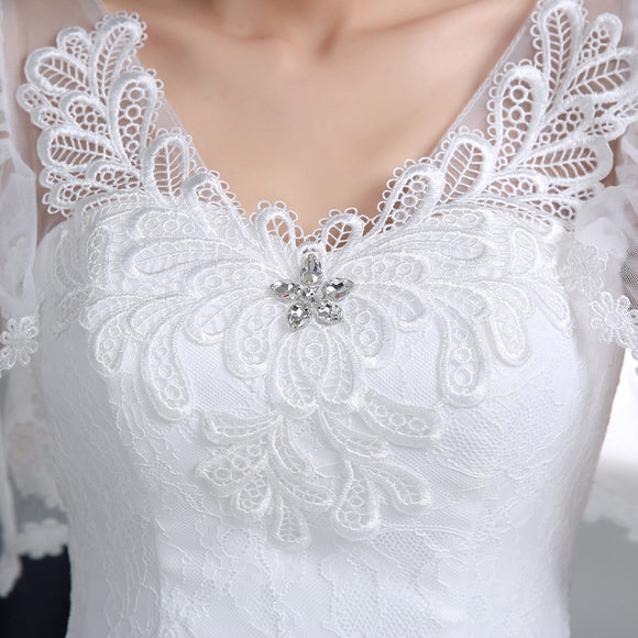 Vestido de Novia en Encaje Elegante