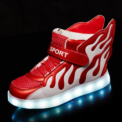 Zapatos LED Infantiles con Alas Luminosas y Carga USB - Image 5