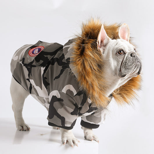 Abrigo Térmico para Perros Camuflaje Duck