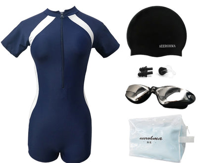 Traje de Baño Deportivo de Manga Larga para Mujer - Cobertura Total - Image 25