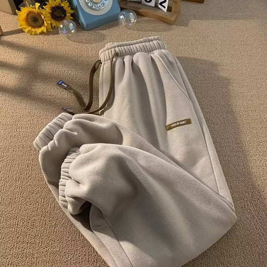 Pantalones Casuales Holgados con Forro Polar Térmico - Image 6
