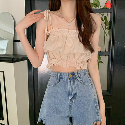 Top Fruncido Hot Girl con Tirantes Ajustables - Image 14
