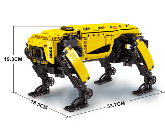 Perro Robot Mecánico Eléctrico con Control Remoto y Armado Educativo - Image 6