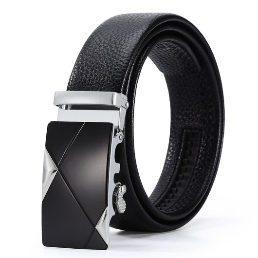 Cinturón de Cuero para Hombre con Hebilla Automática - Image 37