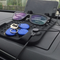 Suporte Magnético Multifuncional para Carro com Carregador USB e Tapete de Silicone
