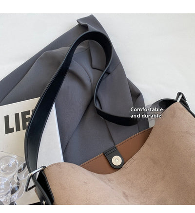 Bolsa de Hombro Retro Mate Gran Capacidad - Estilo Versátil Todo Uso - Image 30