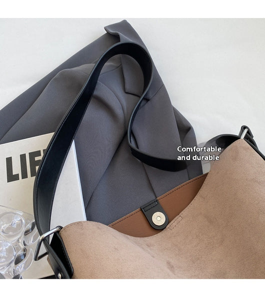 Bolsa de Hombro Retro Mate Gran Capacidad - Estilo Versátil Todo Uso - Image 30