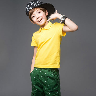 Polo Infantil de Algodón Puro con Cuello Clásico - Image 10