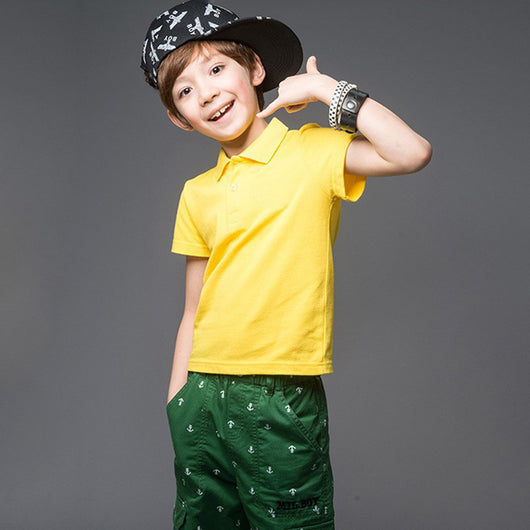 Polo Infantil de Algodón Puro con Cuello Clásico - Image 10