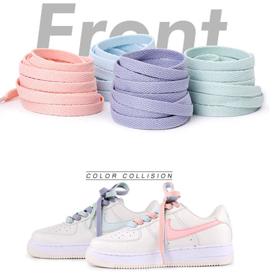 Zapatos Planos Blancos con Encaje para Mujer