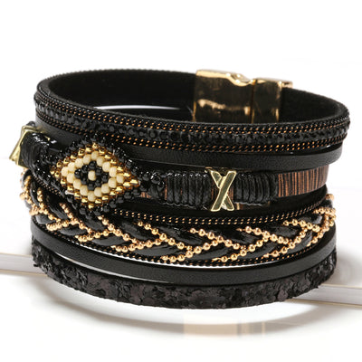 Pulsera Tejida con Ojo Protector