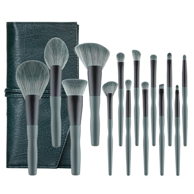 Set de 14 Brochas de Maquillaje Profesional Plátano - Image 8
