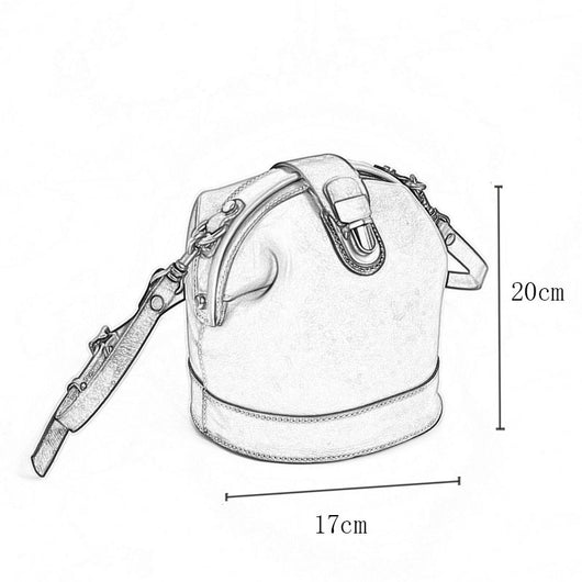 Bolso Mensajero Retro de Cuero Estilo Vintage - Image 6