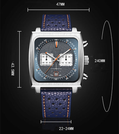 Reloj Deportivo Resistente al Agua con Calendario y Tres Esferas - Image 8