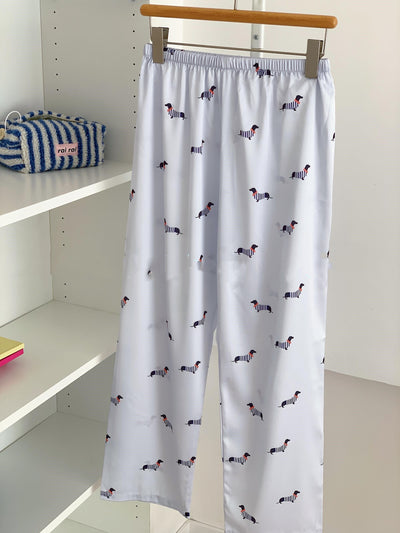 Pijama de Seda Fresca Pantalón Largo - Conjunto Completo - Image 4