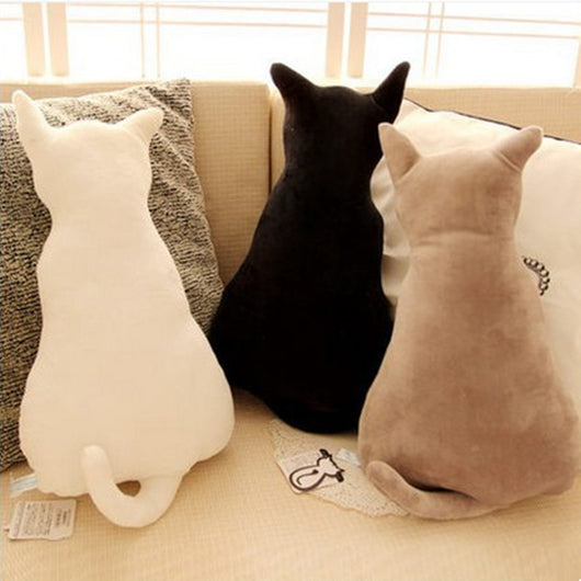 Almohada con Diseño de Gato de Espaldas