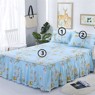 Juego de Cama Completo 3 Piezas: Sábana, Funda de Almohada y Cubrecama Suave - Image 12