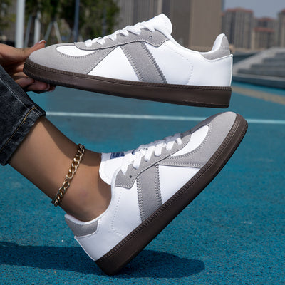 Tenis Casuales Blancos con Estampado Leopardo y Cordones para Mujer - Image 10