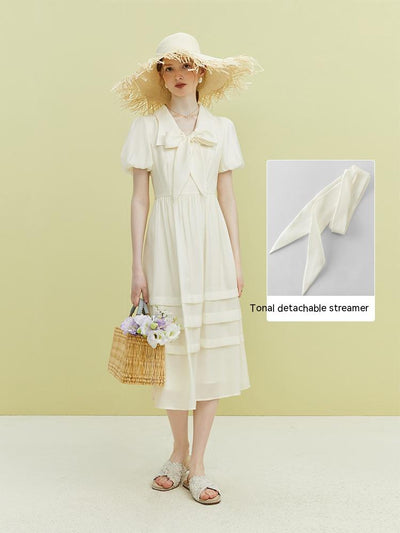 Vestido Femenino con Lazo de Cinta - Image 8