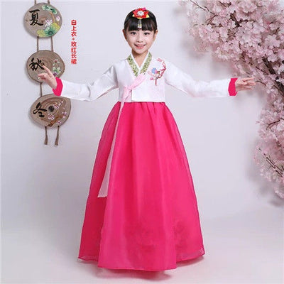 Traje Tradicional Coreano Hanbok para Niñas - Disfraz de Danza y Presentaciones - Image 11