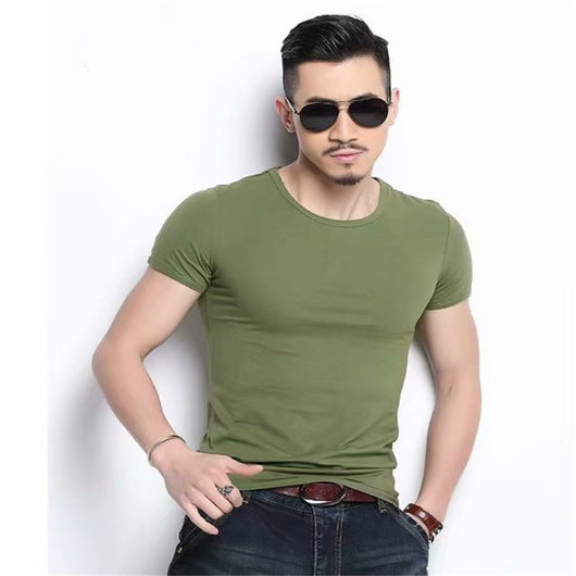 Camiseta Suelta de Verano Estilo Hong Kong - Manga Corta Lisa - Image 10