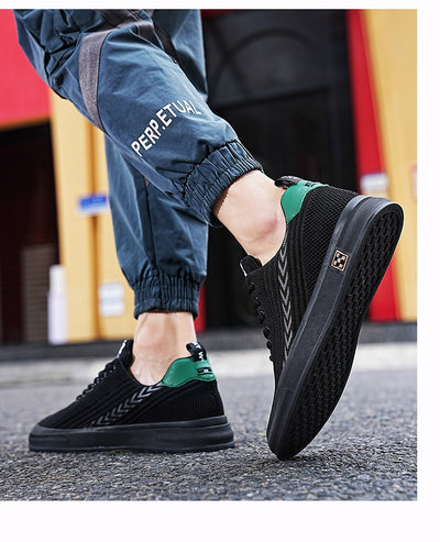 Zapatillas Deportivas Tejidas con Alzas Invisibles para Hombre - Image 27